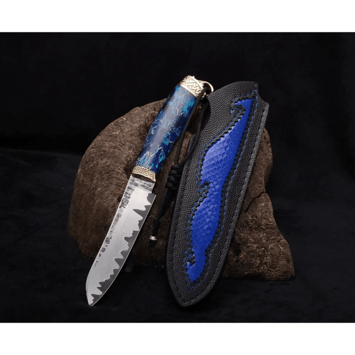 Blue Author's Knife "Deep Of The Sea"