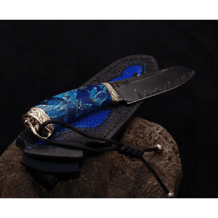 Blue Author's Knife "Deep Of The Sea"