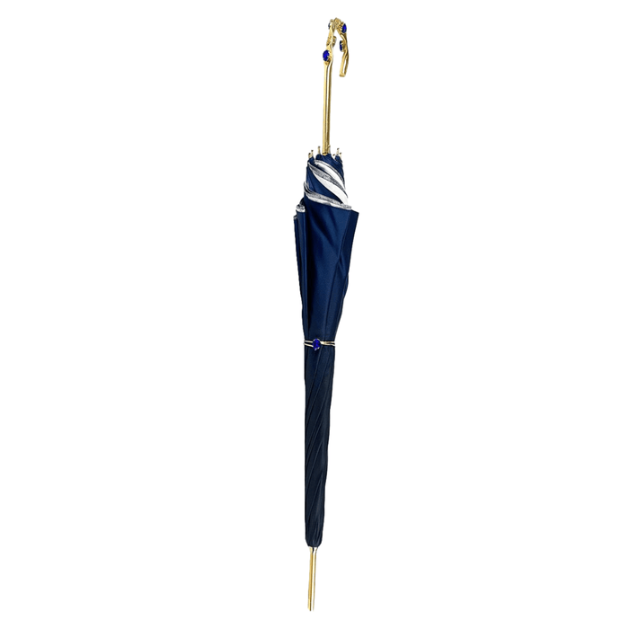 Fashionable luxury umbrella with leather handle