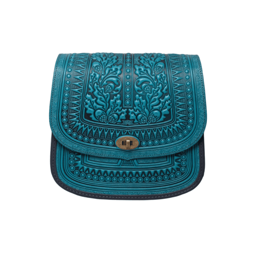 Blue Shoulder Bag, Leather Purses for Women, Crossbody Bag - Artynov | Unique Handmade Accessories