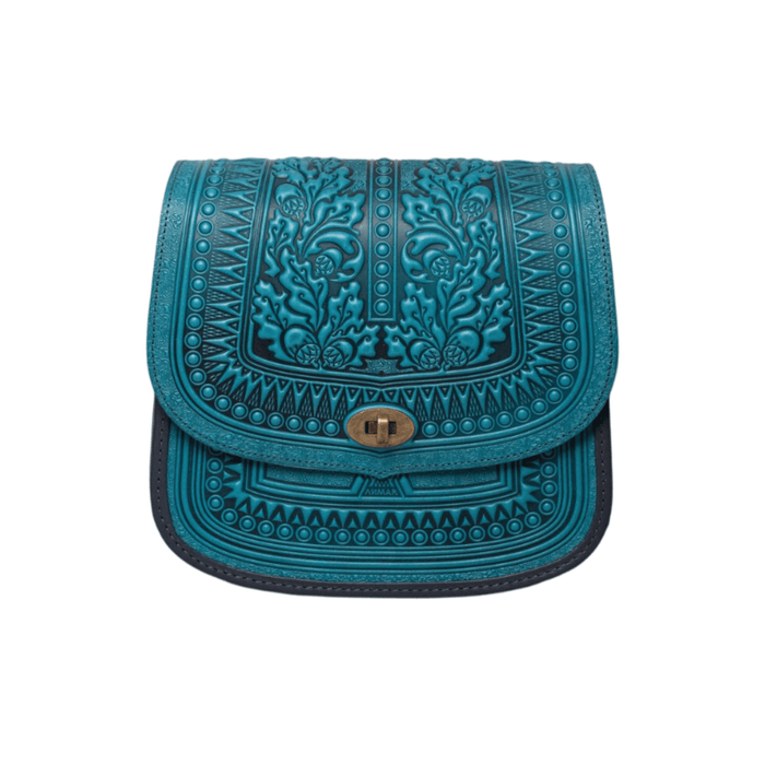 Blue Shoulder Bag, Leather Purses for Women, Crossbody Bag