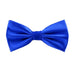 Mens Blue Silk Pre-Tied Bow Tie - Elegant Accessory for Formal Occasions