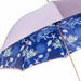 Blue Starfish Purple Print Luxury Umbrella