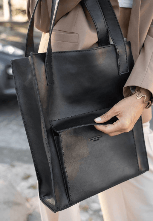 Premium handcrafted leather tote for women