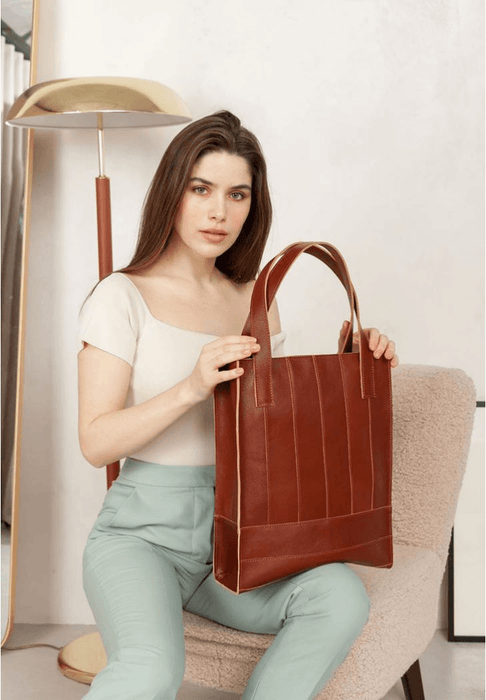 Premium Colection Leather Tote Shopper Bag for Ladies