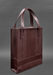 Women's leather tote shopper bag