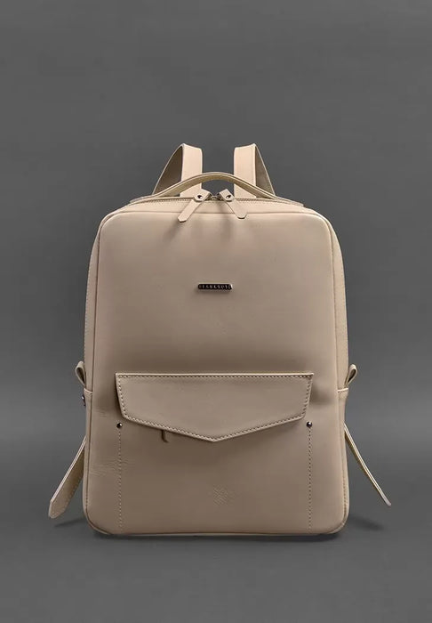 Chic Urban Women's Leather Backpack – Secure Zipper Closure