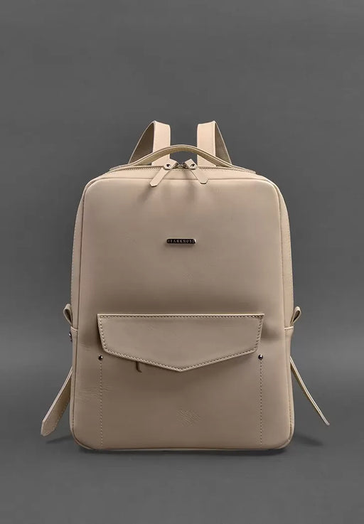 Chic Urban Women's Leather Backpack – Secure Zipper Closure