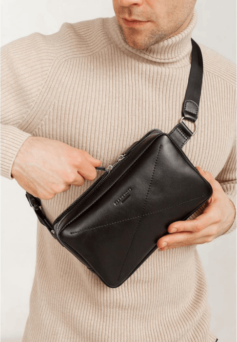 Luxury Handmade Leather Sling Bag – Chic and Comfortable Crossbody