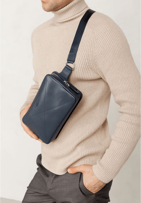 Luxury Handmade Soft Leather Sling Bag - Elegant Sling Bag