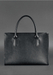 Perfect Design Black Classic Leather Tote Bag for Women