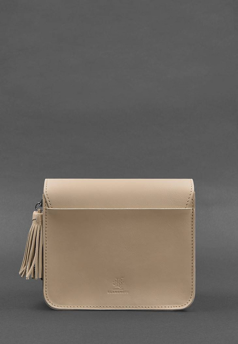 High-end embossed leather crossbody bag