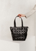 Fashionable woven leather tote bag