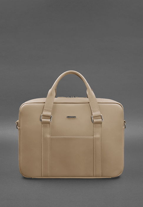 Exclusive Men's Leather Bag for a Laptop and Documents