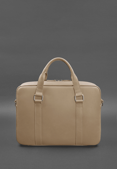 Unique Men's Leather Bag for a Laptop and Documents