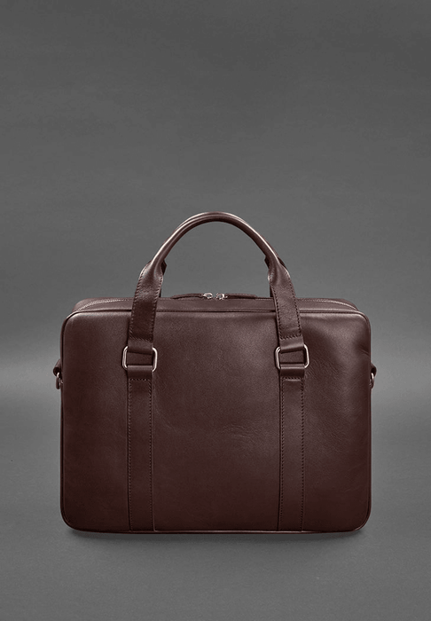 Exclusive Men's Leather Bag for a Laptop and Documents