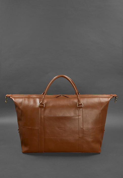 Affordable leather travel bag