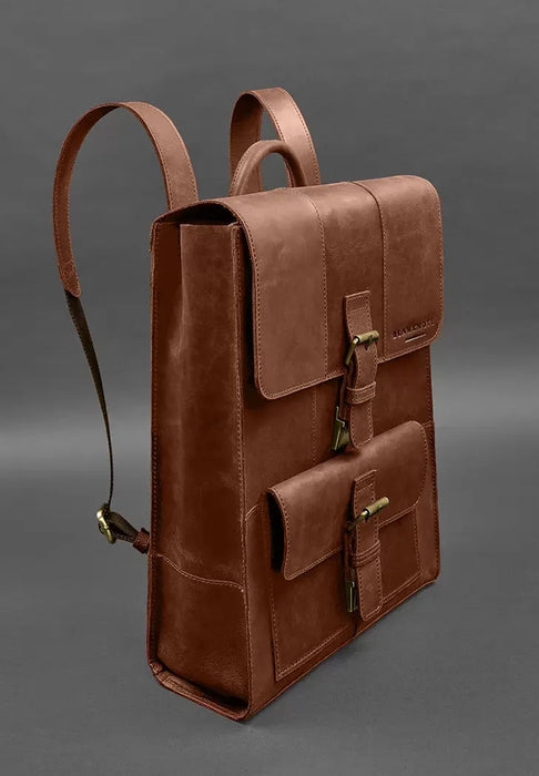 Artisan-Made Leather Backpack – Sophisticated, Durable, and Versatile