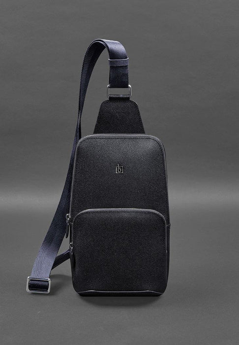 Trendy Leather Sling Bag for Men - Stylish One-Shoulder Chest Backpack