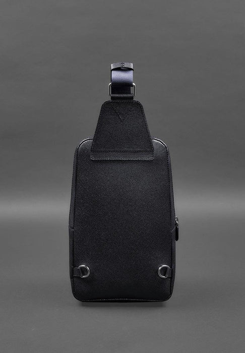 Trendy Leather Sling Bag for Men - Stylish One-Shoulder Chest Backpack