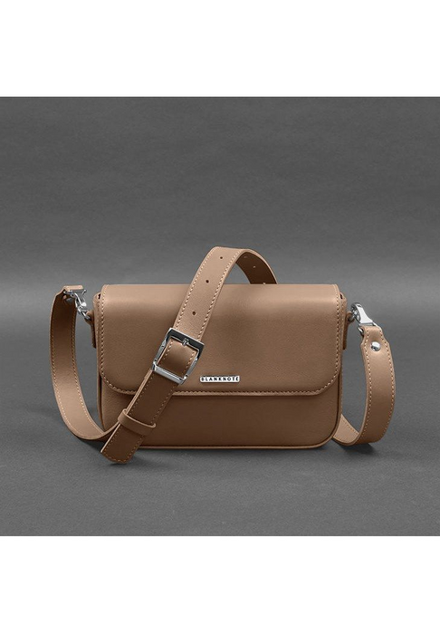 Stylish compact leather crossbody bag