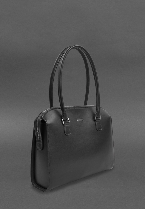 Leather shoulder bag for women