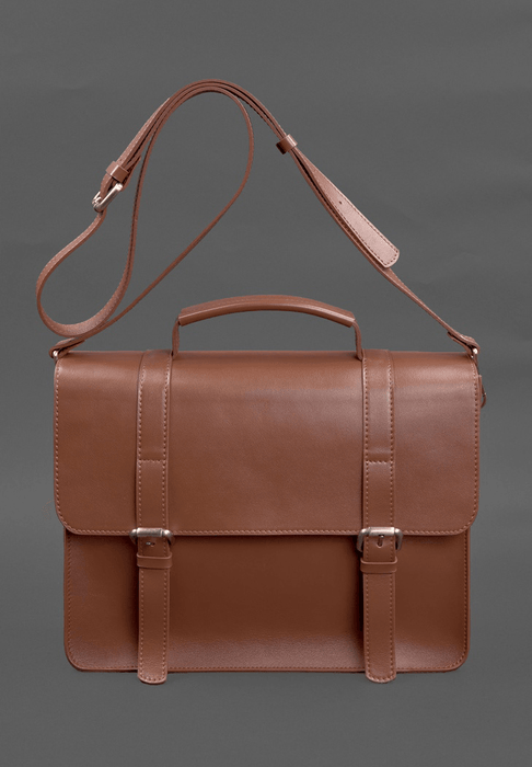 Exclusive Designer Leather Briefcase Messenger Bag