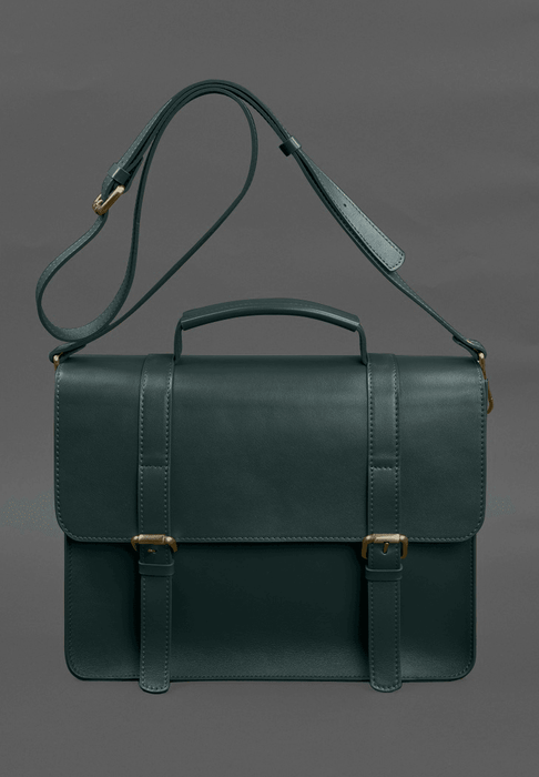 Luxury vintage leather designer briefcase for professionals