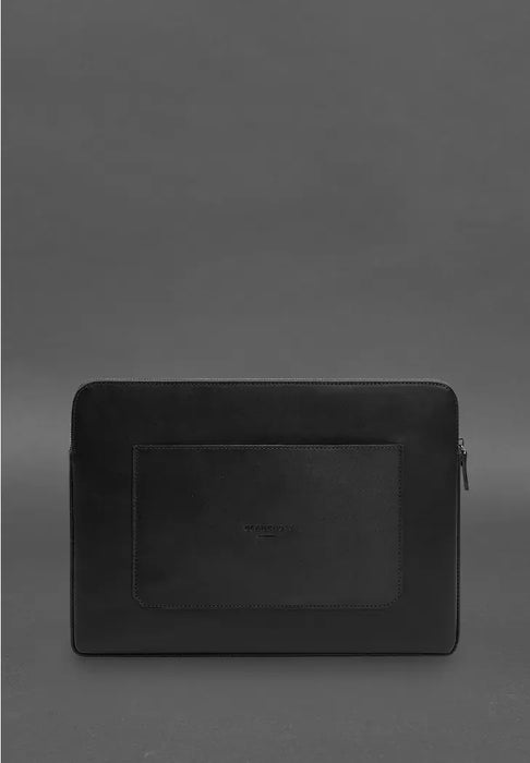 Genuine Leather Laptop Case – Zippered with Secure Flap and Front Pocket