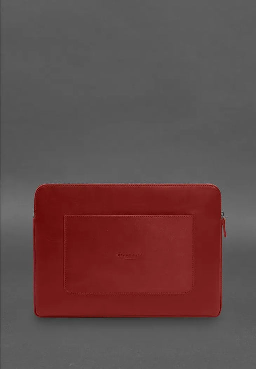 Genuine Leather Laptop Case – Zippered with Secure Flap and Front Pocket