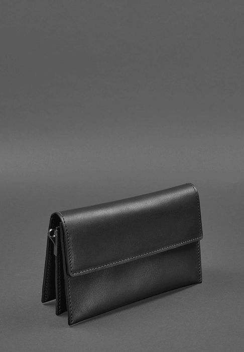 Handmade leather men's clutch bag for formal occasions