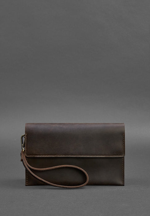 Lightweight Minimalist Leather Clutch Bag For Men