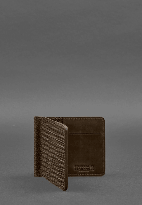 Unique Elegant Men's Leather Wallet Money Clip