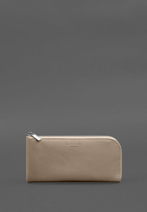 Duable Casual Leather Purse-bill Holder With A Zipper