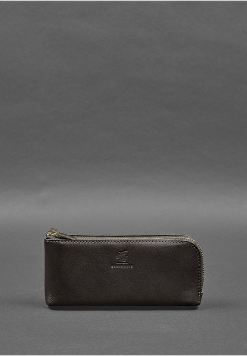 Fashionable Leather Purse-bill Holder With A Zipper