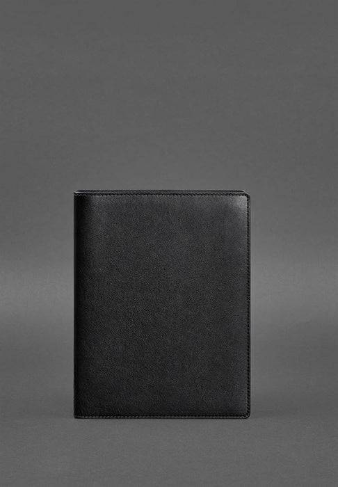 Leather notebook with pen loop
