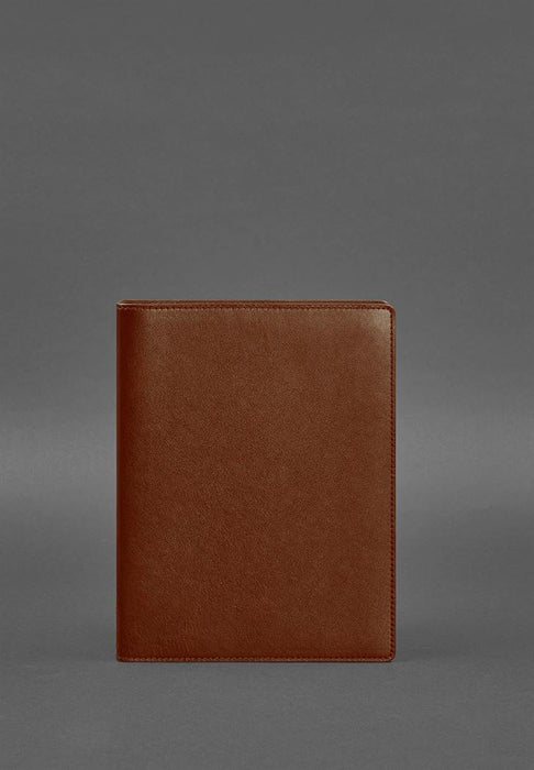 Leather notebook with magnetic closure
