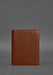 Leather notebook with magnetic closure
