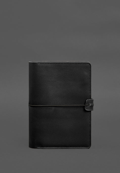 Leather notebook with key
