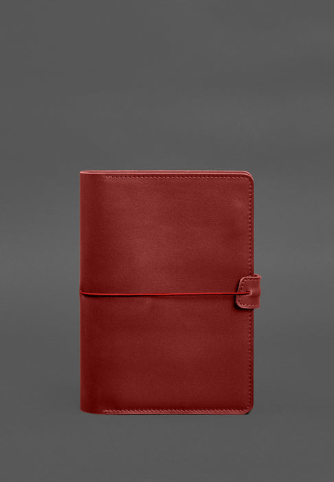 Leather notebook with calendar insert
