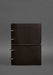 Leather notebook with journal prompts
