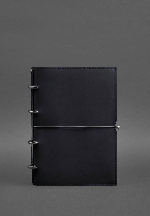 Leather notebook with planner insert
