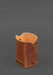 Light Brown Leather Desk Set – Elegant Organizer for Office or Home
