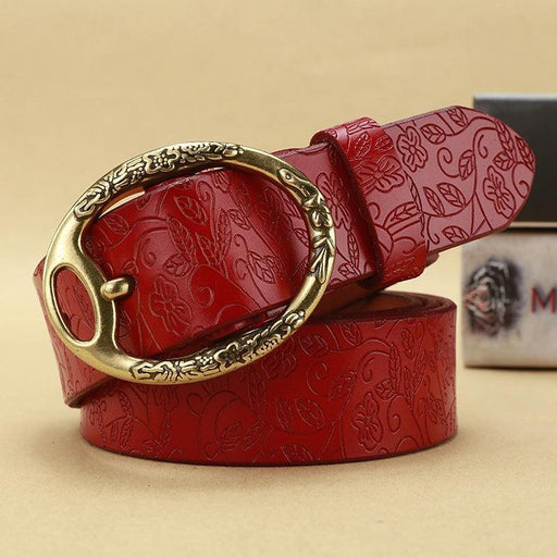 Bohemian Look Leather Belt For Women, Itotia Model