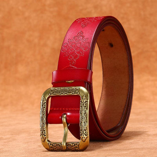 Bohemian Style Leather Belt For Women, Itzel Model