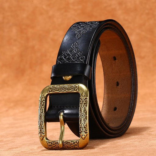 Bohemian Style Leather Belt For Women, Itzel Model