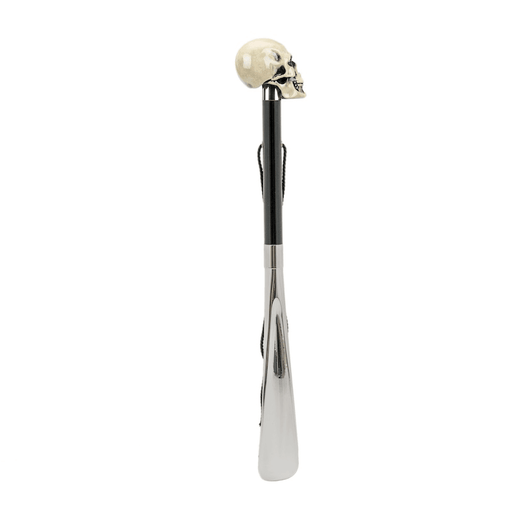 Bone Skull Collectible Shoehorn Enameled Resin - Artynov | Unique Handmade Accessories