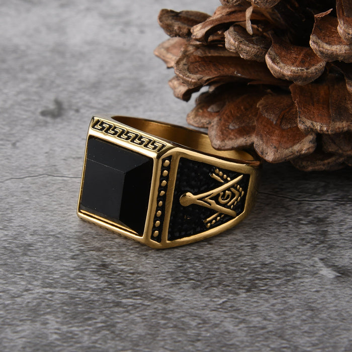 Freemason Ring | Gold