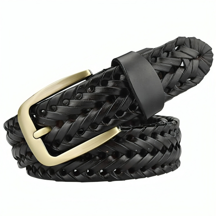 Affordable Braided Western Leather Belt For Men