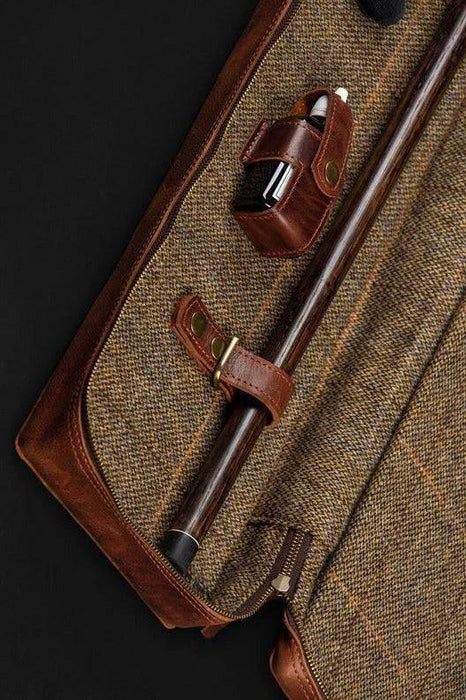 Briefcase For Walking Cane and Stick with Polished Wax